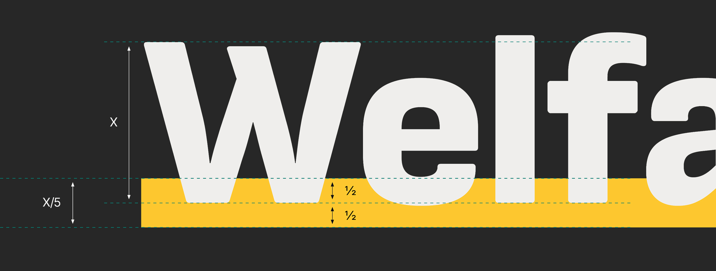 Welfare Typography Banner